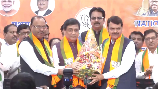 Ashok Chavan, Amar Rajurkar join BJP in Mumbai, deal a blow to Congress.